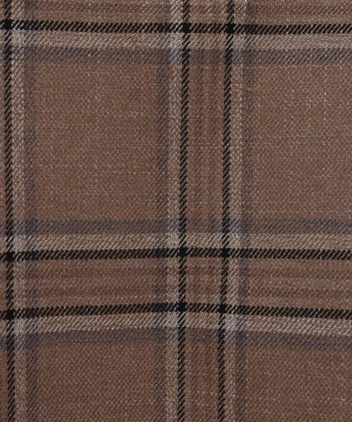 31 Sons de mode（トランテアン　ソン　ドゥ　モード）の「チェックキャミワンピース（ワンピース・レディース・クリーム/ブラウン・36/38）」の13枚目の写真