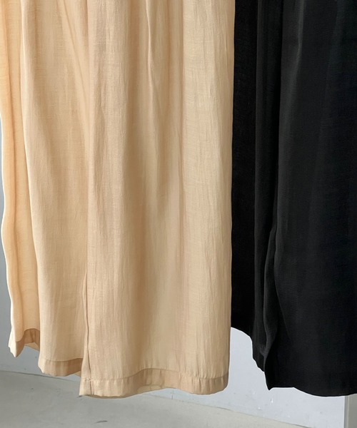 chuclla(チュクラ)の「シアー ワイドパンツ chw22s164(その他パンツ・レディース・ベージュ/ブラック・M/L/S)」の22枚目の写真