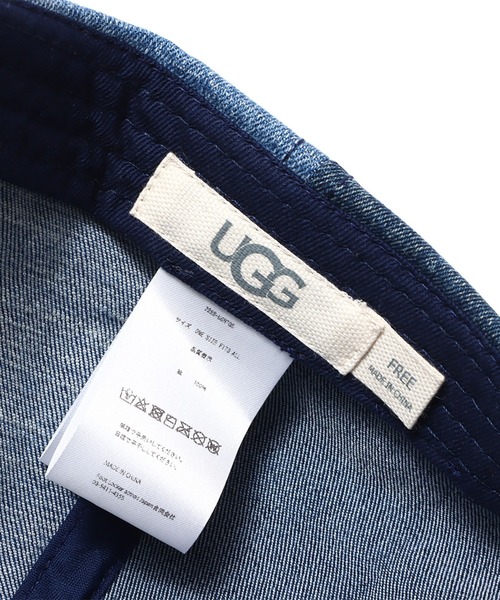 UGG（アグ）の「UGG@mos リメイクデニム CAP / アグ リメイクデニム キャップ（キャップ・レディース・ブルー・FREE）」の3枚目の写真