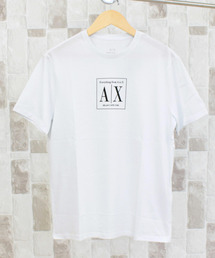 ARMANI EXCHANGE | AX ボックスロゴクルーネックTシャツ(Tシャツ/カットソー)