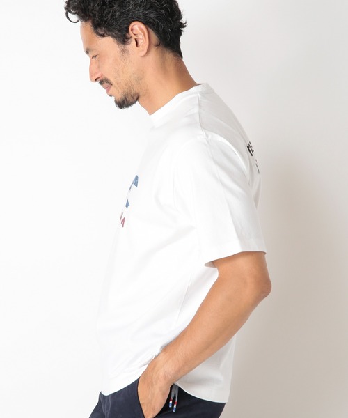 DENHAM（デンハム）の「＜DENHAM/デンハム＞グラフィックプリントTシャツ（Tシャツ/カットソー・メンズ・ホワイト/ネイビー・02/03）」の8枚目の写真