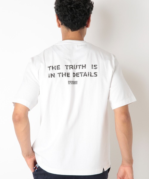 DENHAM（デンハム）の「＜DENHAM/デンハム＞グラフィックプリントTシャツ（Tシャツ/カットソー・メンズ・ホワイト/ネイビー・02/03）」の9枚目の写真