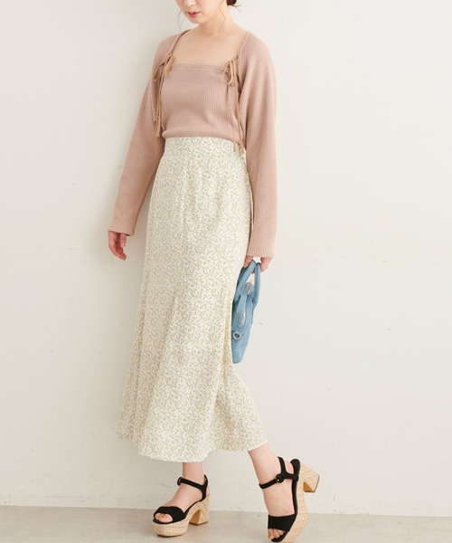 FREE'S MART（フリーズマート）の「◆マルチウェイボレロセットカットソー（Tシャツ/カットソー・レディース・ホワイト/ベージュ/イエロー・FREE）」の15枚目の写真