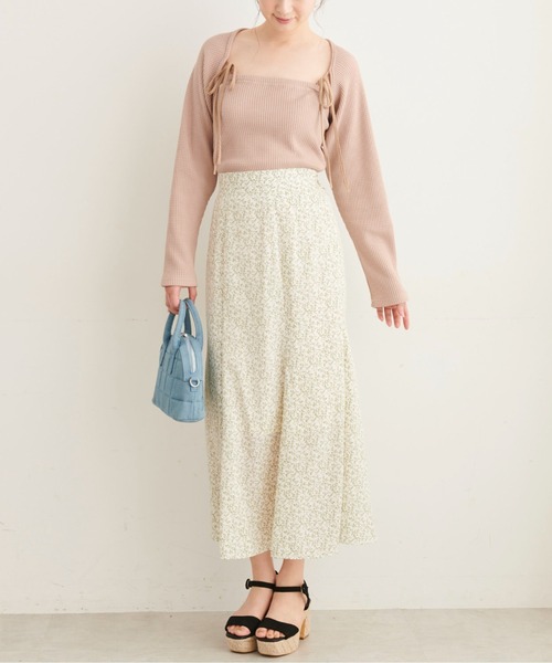 FREE'S MART（フリーズマート）の「◆マルチウェイボレロセットカットソー（Tシャツ/カットソー・レディース・ホワイト/ベージュ/イエロー・FREE）」の16枚目の写真