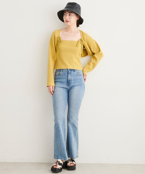 FREE'S MART（フリーズマート）の「◆マルチウェイボレロセットカットソー（Tシャツ/カットソー・レディース・ホワイト/ベージュ/イエロー・FREE）」の20枚目の写真