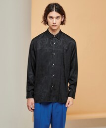 tk.TAKEO KIKUCHI | ブライトリーフジャカードシャツ（ユニセックスアイテム）(シャツ/ブラウス)