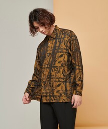 tk.TAKEO KIKUCHI | ブライトリーフジャカードシャツ(シャツ/ブラウス)