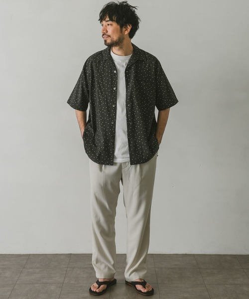 URBAN RESEARCH DOORS（アーバンリサーチドアーズ）の「ドットプリントショートスリーブシャツ（シャツ/ブラウス・メンズ・ネイビー/ブラック・MEDIUM/LARGE）」の17枚目の写真