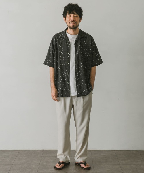 URBAN RESEARCH DOORS（アーバンリサーチドアーズ）の「ドットプリントショートスリーブシャツ（シャツ/ブラウス・メンズ・ネイビー/ブラック・MEDIUM/LARGE）」の18枚目の写真