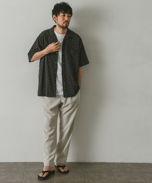 URBAN RESEARCH DOORS（アーバンリサーチドアーズ）の「ドットプリントショートスリーブシャツ（シャツ/ブラウス・メンズ・ネイビー/ブラック・MEDIUM/LARGE）」の20枚目の写真