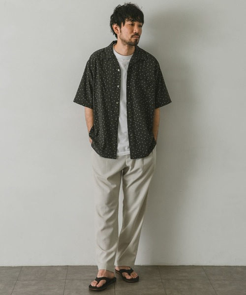 URBAN RESEARCH DOORS（アーバンリサーチドアーズ）の「ドットプリントショートスリーブシャツ（シャツ/ブラウス・メンズ・ネイビー/ブラック・MEDIUM/LARGE）」の21枚目の写真