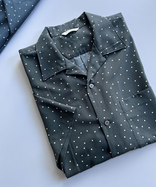 URBAN RESEARCH DOORS（アーバンリサーチドアーズ）の「ドットプリントショートスリーブシャツ（シャツ/ブラウス・メンズ・ネイビー/ブラック・MEDIUM/LARGE）」の22枚目の写真