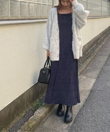 COLONY 2139 | ベロアプリーツキャミソールワンピース(ワンピース)