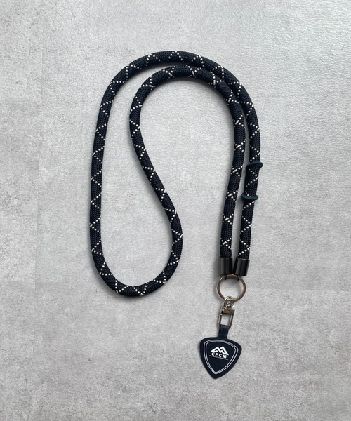 CPCM(シーピーシーエム)の「スマホショルダーストラップパラコードモバイルストラップ(スマホグッズ・メンズ・ブラック/パープル/グレー/カーキ/サックスブルー・FREE)」の2枚目の写真