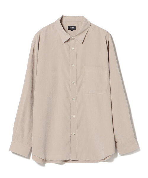 BEAMS HEART（ビームスハート）の「BEAMS HEART / フィブリル ロングスリーブ シャツ（シャツ/ブラウス・メンズ・ベージュ/ネイビー・SMALL/LARGE/MEDIUM）」の15枚目の写真