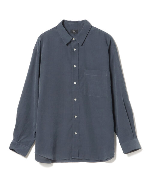 BEAMS HEART（ビームスハート）の「BEAMS HEART / フィブリル ロングスリーブ シャツ（シャツ/ブラウス・メンズ・ベージュ/ネイビー・SMALL/LARGE/MEDIUM）」の17枚目の写真