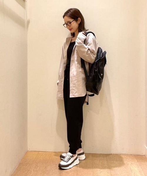 BEAMS HEART（ビームスハート）の「BEAMS HEART / フィブリル ロングスリーブ シャツ（シャツ/ブラウス・メンズ・ベージュ/ネイビー・SMALL/LARGE/MEDIUM）」の22枚目の写真