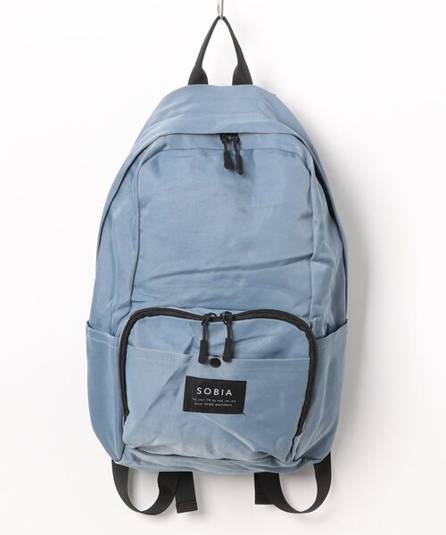 LBC（エルビーシー）の「撥水ナイロンリュック（バックパック/リュック・レディース・チャコールグレー/ブラック/プラム/オリーブ/ベージュ/ブルー・FREE）」の5枚目の写真