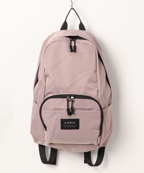 LBC（エルビーシー）の「撥水ナイロンリュック（バックパック/リュック・レディース・チャコールグレー/ブラック/プラム/オリーブ/ベージュ/ブルー・FREE）」の11枚目の写真