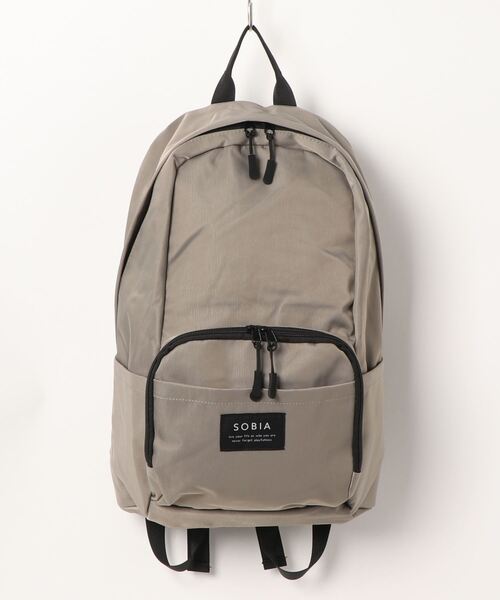 LBC（エルビーシー）の「撥水ナイロンリュック（バックパック/リュック・レディース・チャコールグレー/ブラック/プラム/オリーブ/ベージュ/ブルー・FREE）」の14枚目の写真