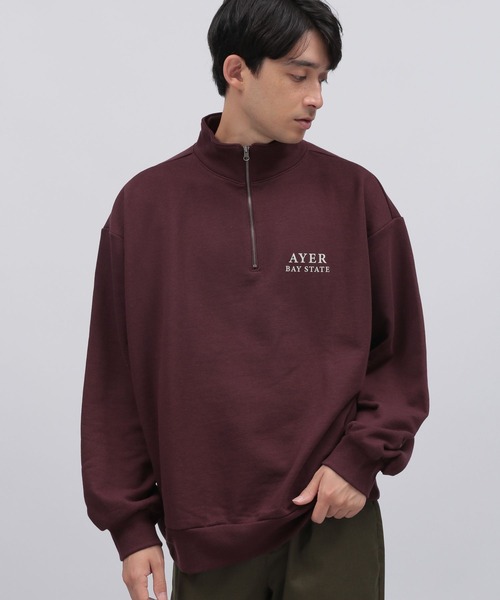 LAKOLE（ラコレ）の「裏毛ハーフZIPプルオーバー / 127034（スウェット