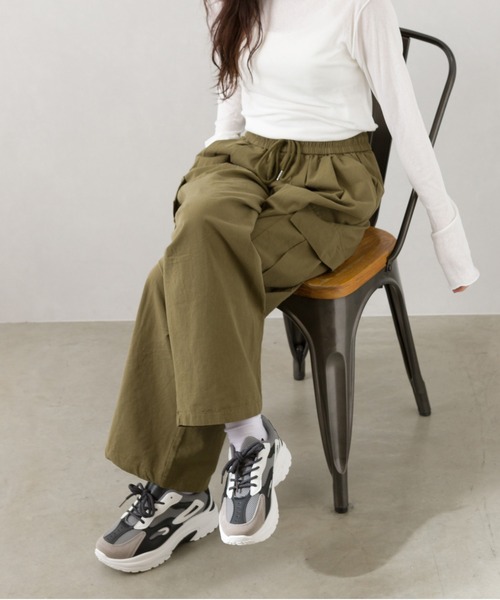 SpRay（スプレイ）の「ＭＩＸ　Ｄａｄスニーカー（スニーカー・レディース・ブラック/ベージュ・SMALL/MEDIUM/LARGE）」の6枚目の写真