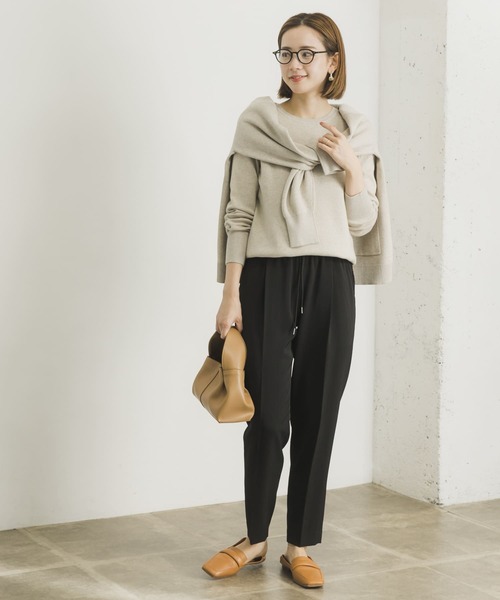 URBAN RESEARCH(アーバンリサーチ)の「ツイルドロストテーパードパンツ(その他パンツ・レディース・ブラック/ベージュ/カーキ・38/36/34)」の10枚目の写真