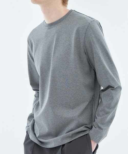 ESTNATION（エストネーション）の「ESTNATION / クルーネックロングスリーブカットソー＜EVER KEEP＞（Tシャツ/カットソー・メンズ・ホワイト/ブラック/ネイビー/グレー・SMALL/MEDIUM/LARGE/X-LARGE/XX-LARGE）」の17枚目の写真