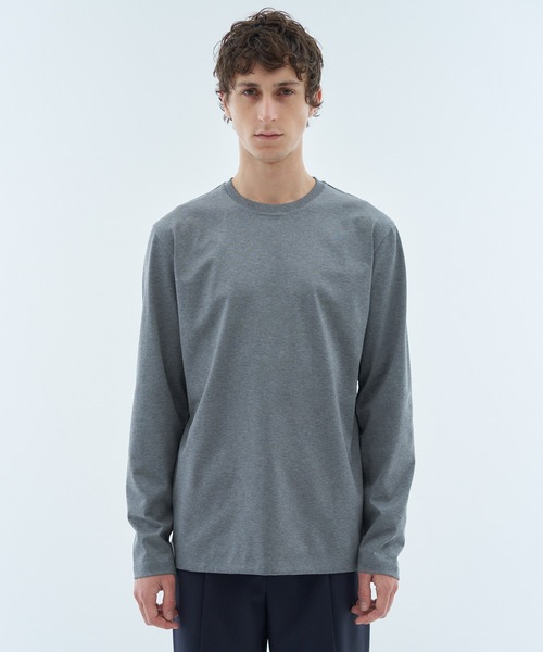 ESTNATION（エストネーション）の「ESTNATION / クルーネックロングスリーブカットソー＜EVER KEEP＞（Tシャツ/カットソー・メンズ・ホワイト/ブラック/ネイビー/グレー・SMALL/MEDIUM/LARGE/X-LARGE/XX-LARGE）」の11枚目の写真