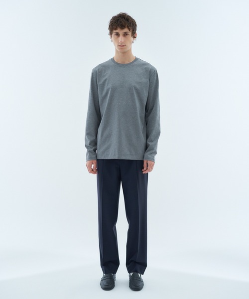 ESTNATION（エストネーション）の「ESTNATION / クルーネックロングスリーブカットソー＜EVER KEEP＞（Tシャツ/カットソー・メンズ・ホワイト/ブラック/ネイビー/グレー・SMALL/MEDIUM/LARGE/X-LARGE/XX-LARGE）」の12枚目の写真