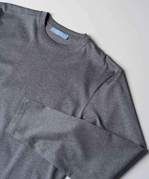 ESTNATION（エストネーション）の「ESTNATION / クルーネックロングスリーブカットソー＜EVER KEEP＞（Tシャツ/カットソー・メンズ・ホワイト/ブラック/ネイビー/グレー・SMALL/MEDIUM/LARGE/X-LARGE/XX-LARGE）」の20枚目の写真