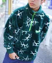 HUF（ハフ）の「HUF(ハフ) ハーフジップ シェルパ フリースプルオーバー（スウェット）」