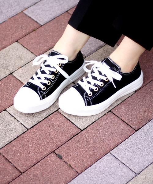 kitson(キットソン)の「kitson / キットソン 超軽量撥水 ローテク2WAY スニーカー / hsky(スニーカー・レディース・グレー/カーキ/その他/ブラック×ブラック・SMALL/MEDIUM/LARGE/X-LARGE)」の15枚目の写真