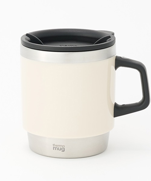thermo mug(サーモ マグ)の「thermo スタッキングマグ(グラス/マグカップ/タンブラー・メンズ・アイボリー/サンドベージュ・FREE)」の1枚目の写真