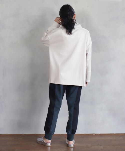 BITTOKO（ビットコ）の「H/Nサイド釦プルオーバー（Tシャツ/カットソー・レディース・ブラック/オフホワイト/ブルー・FREE）」の10枚目の写真