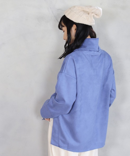 BITTOKO（ビットコ）の「H/Nサイド釦プルオーバー（Tシャツ/カットソー・レディース・ブラック/オフホワイト/ブルー・FREE）」の17枚目の写真