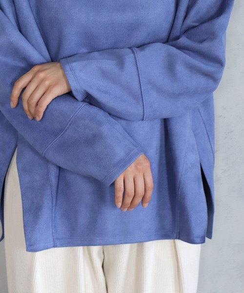 BITTOKO（ビットコ）の「H/Nサイド釦プルオーバー（Tシャツ/カットソー・レディース・ブラック/オフホワイト/ブルー・FREE）」の19枚目の写真