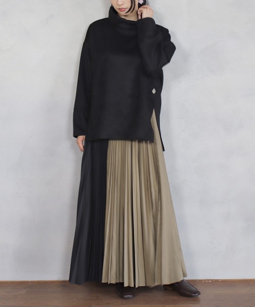 BITTOKO（ビットコ）の「H/Nサイド釦プルオーバー（Tシャツ/カットソー・レディース・ブラック/オフホワイト/ブルー・FREE）」の20枚目の写真