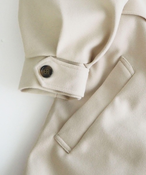 tiptop（ティップトップ）の「【web限定アイテム】アレンジカラーロングトレンチコート（トレンチコート・レディース・ブラウン/ブラック/アイボリー/チャコールグレー・M/L）」の16枚目の写真