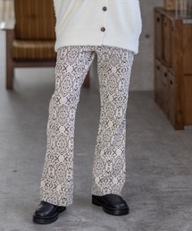 clear | ジャガードカットフレアパンツ≪2022AW新作≫(その他パンツ)