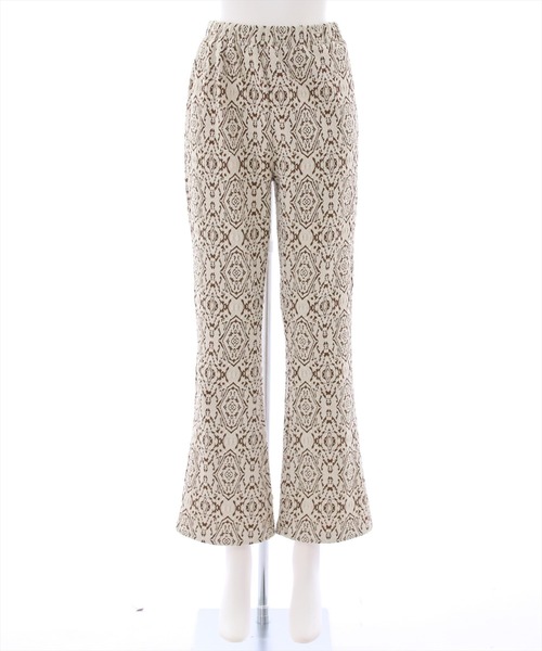 clear(クリア)の「ジャガードカットフレアパンツ(その他パンツ・レディース・ブラック/ブラウン・F)」の21枚目の写真