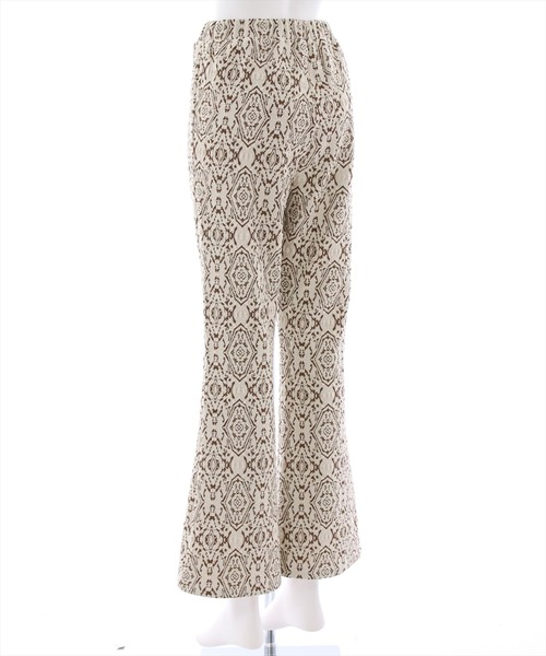 clear(クリア)の「ジャガードカットフレアパンツ(その他パンツ・レディース・ブラック/ブラウン・F)」の17枚目の写真