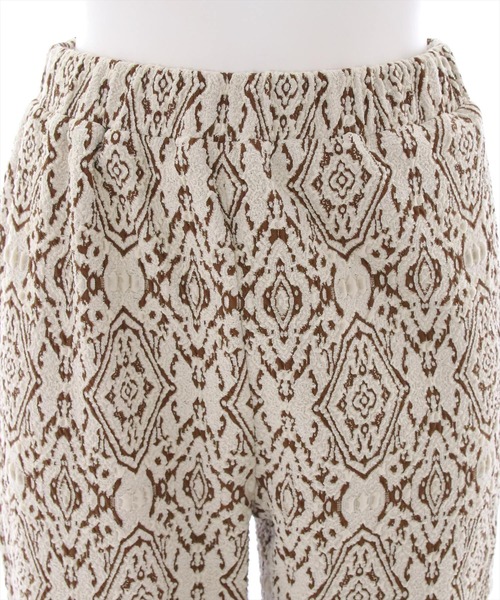 clear(クリア)の「ジャガードカットフレアパンツ(その他パンツ・レディース・ブラック/ブラウン・F)」の19枚目の写真