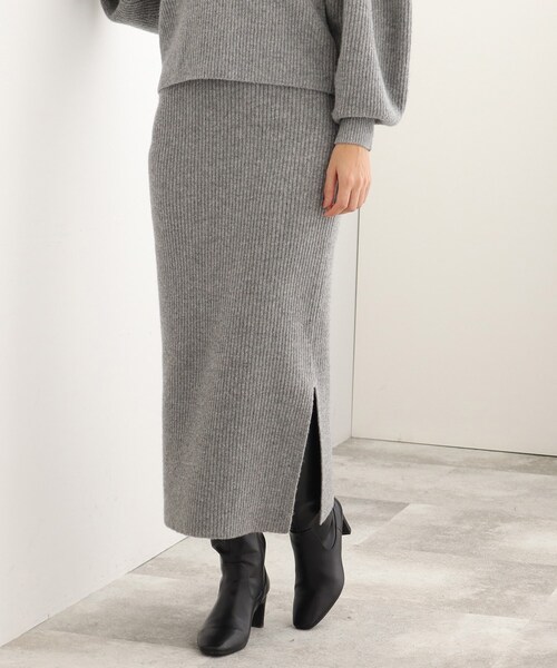 【SETUP可能】ナローニットスカート