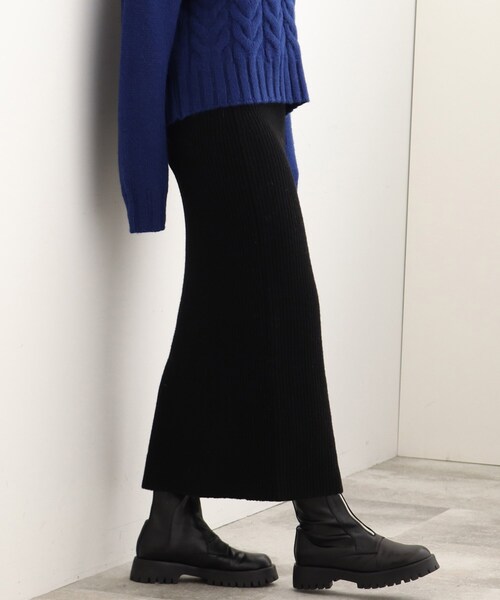 【SETUP可能】ナローニットスカート