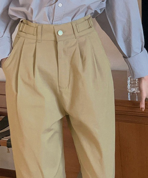 Dita Muaj.（ディータムアージュ）の「ナチュラルカラータックチノパンツ（チノパンツ・レディース・カーキ/アイボリー・M/S）」の17枚目の写真