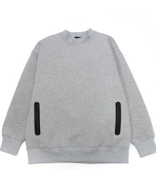 SHISKY（シスキー）の「【GOLF】ゴルフウェア　モックネック長袖（ゴルフグッズ・メンズ・ブラック/杢グレー・M/L/XL）」の5枚目の写真