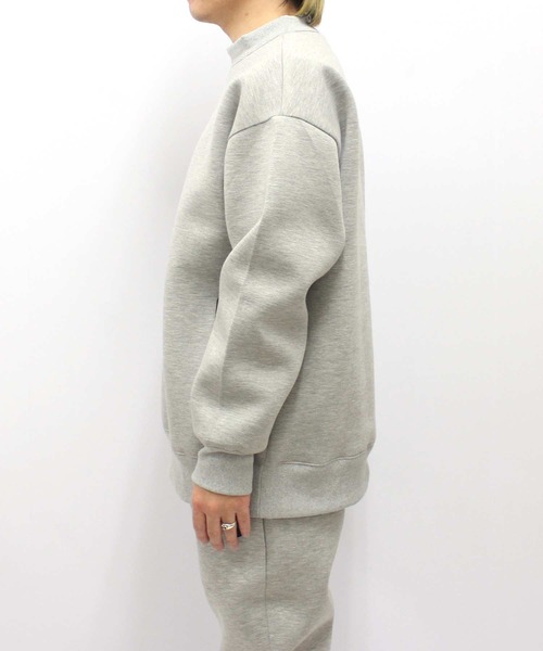 SHISKY（シスキー）の「【GOLF】ゴルフウェア　モックネック長袖（ゴルフグッズ・メンズ・ブラック/杢グレー・M/L/XL）」の8枚目の写真