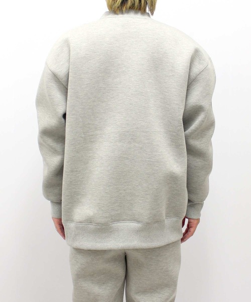 SHISKY（シスキー）の「【GOLF】ゴルフウェア　モックネック長袖（ゴルフグッズ・メンズ・ブラック/杢グレー・M/L/XL）」の9枚目の写真