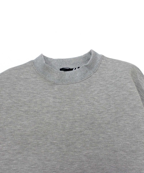 SHISKY（シスキー）の「【GOLF】ゴルフウェア　モックネック長袖（ゴルフグッズ・メンズ・ブラック/杢グレー・M/L/XL）」の6枚目の写真